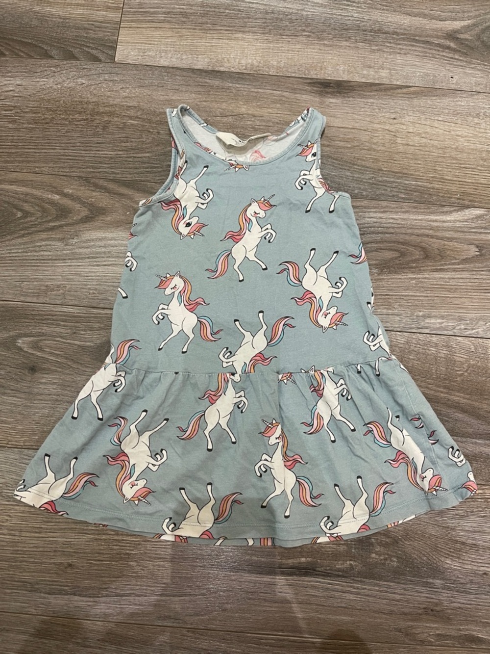 $3 w/ min $20 spend H&M 3T unicorn dress girls sleeveless cotton